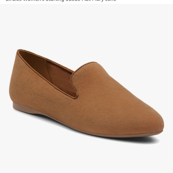 Birdies The Sterling Tan Suede Leather Quilted Slip-On Flats Size 7.5 - Picture 1 of 10